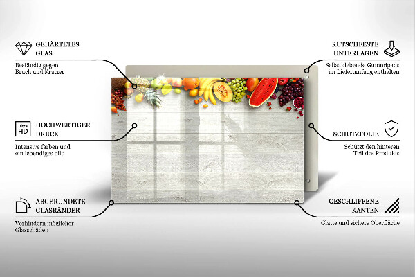 Cubre vitrocerámica Frutas en portadas