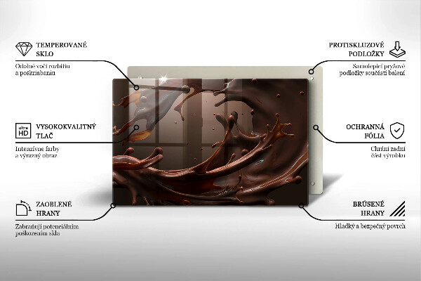 Protector placa inducción Chocolate liquido