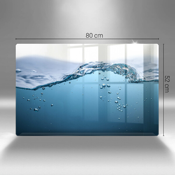 Protector placa inducción Agua azul