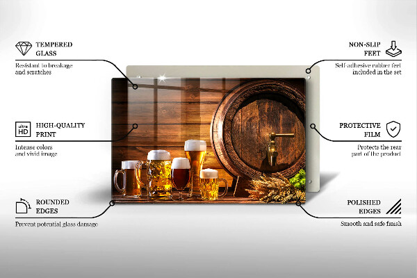 Protector placa inducción Barril de cerveza