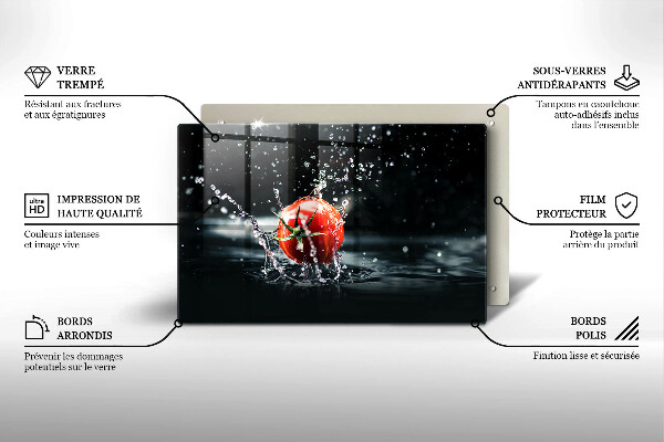 Protector placa inducción Tomate en agua