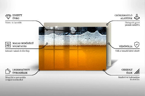 Protector placa inducción Beber espuma de cerveza