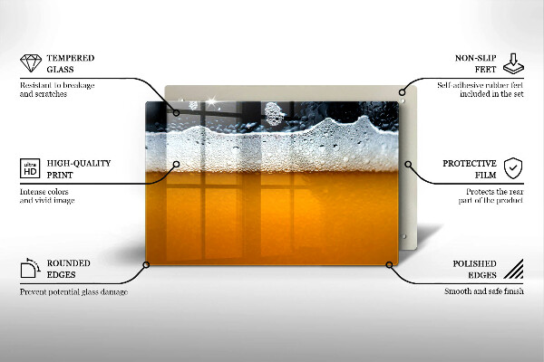 Protector placa inducción Beber espuma de cerveza