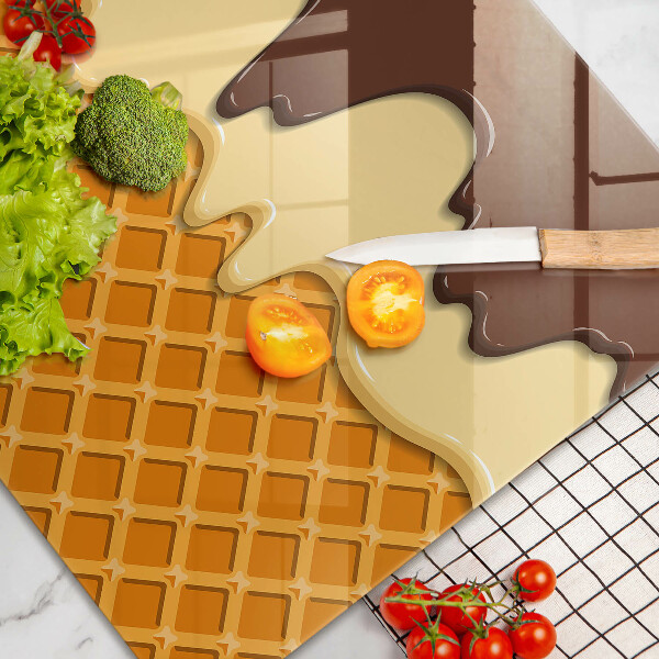 Cubre vitrocerámica Ilustración de cono de helado