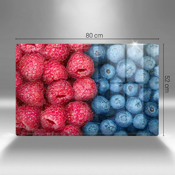 Cubre encimera Frutas de frambuesa y arándanos