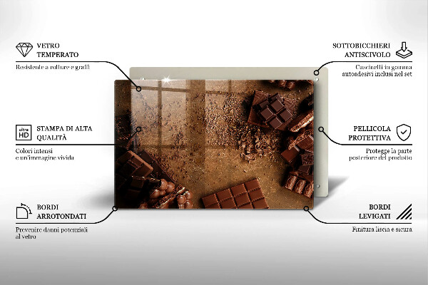 Cubre encimera Dulces de chocolate