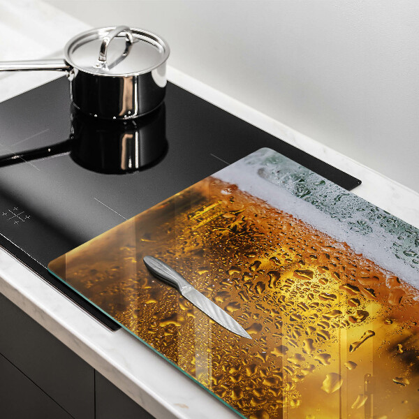 Cubre encimera Vaso de cerveza mojado