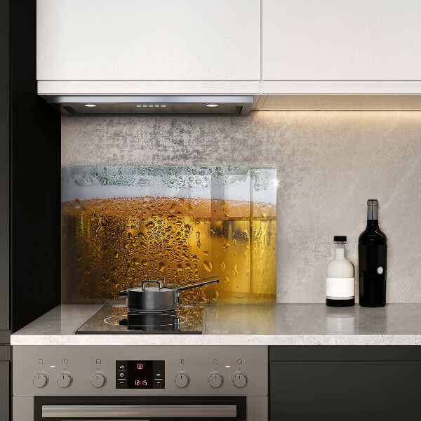 Cubre encimera Vaso de cerveza mojado