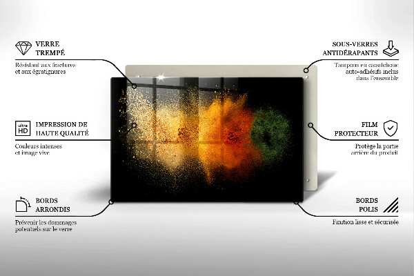 Cubre encimera Especias coloridas