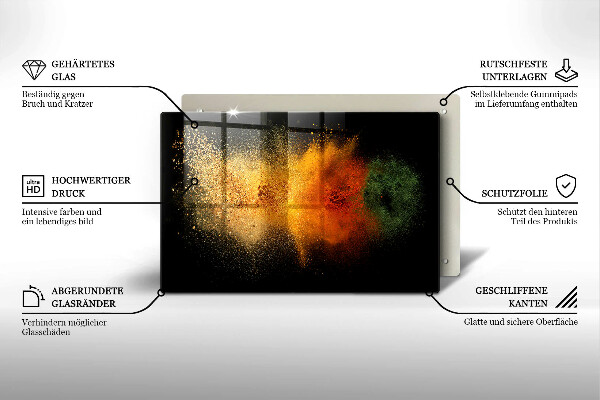 Cubre encimera Especias coloridas