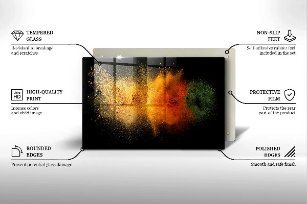 Cubre encimera Especias coloridas
