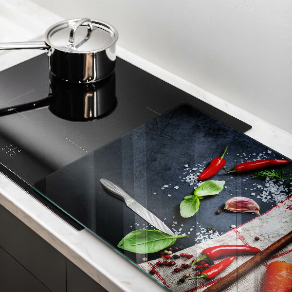 Cubre vitrocerámica Comida de cocina