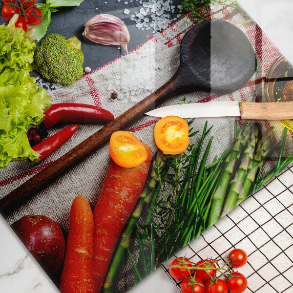 Cubre vitrocerámica Comida de cocina