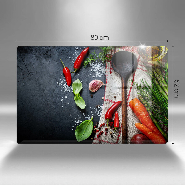 Cubre vitrocerámica Comida de cocina