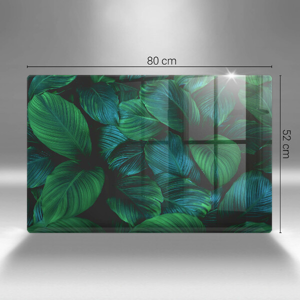 Cubre vitrocerámica Hojas de la selva