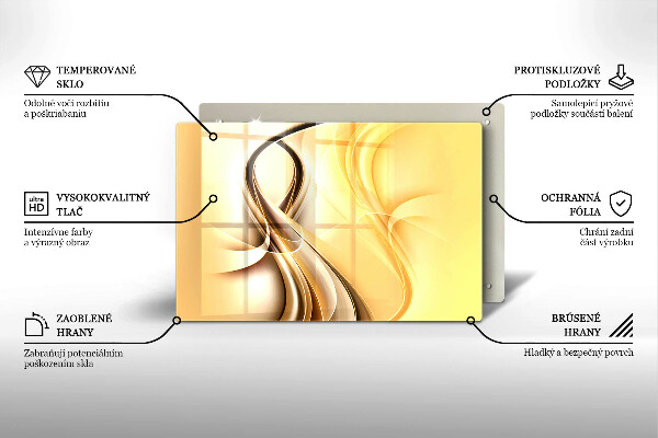 Cubre vitrocerámica Abstracción de humo