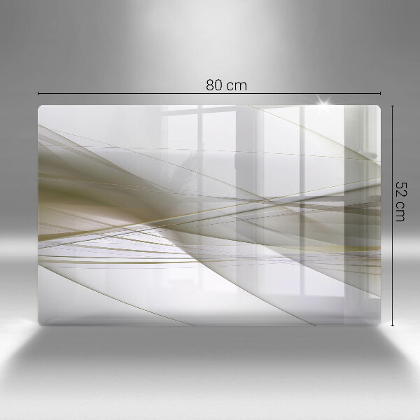 Cubre vitrocerámica Diseño de líneas abstractas