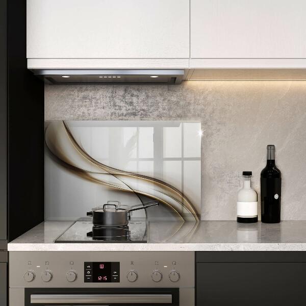 Cubre vitrocerámica Abstracción de líneas suaves