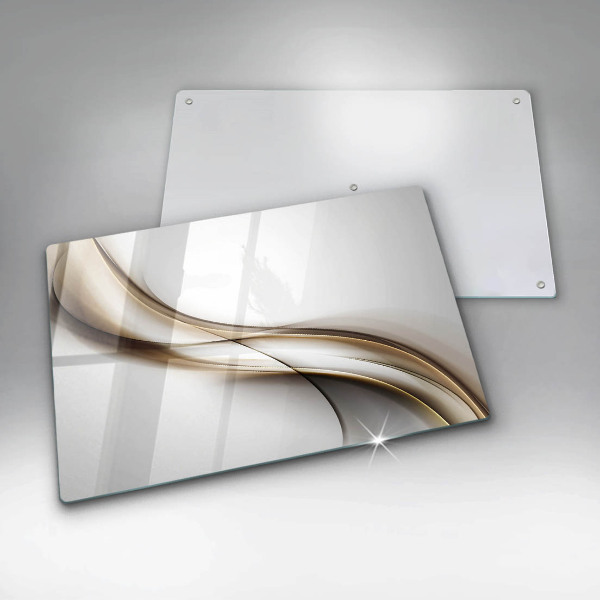 Cubre vitrocerámica Abstracción de líneas suaves