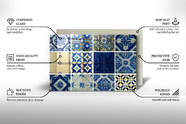 Cubre vitrocerámica Azulejos decorativos