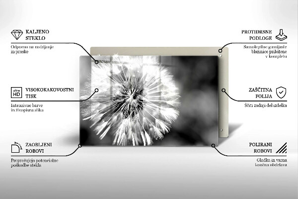 Cubre vitrocerámica Un delicado diente de león