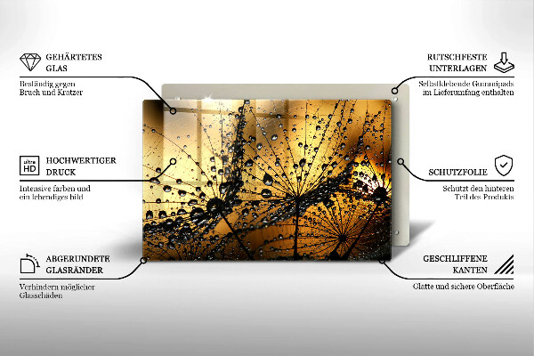 Cubre vitrocerámica Rocío y dientes de león
