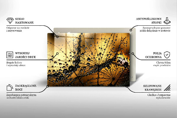 Cubre vitrocerámica Rocío y dientes de león