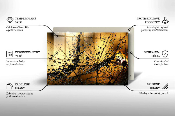 Cubre vitrocerámica Rocío y dientes de león