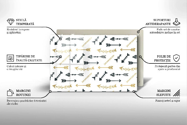 Cubre vitrocerámica Patrón de flechas boho
