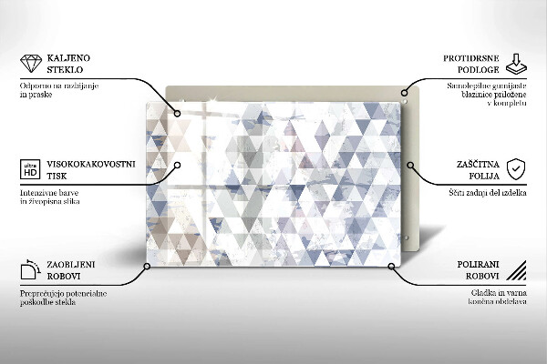 Cubre vitrocerámica Patrón de triángulos