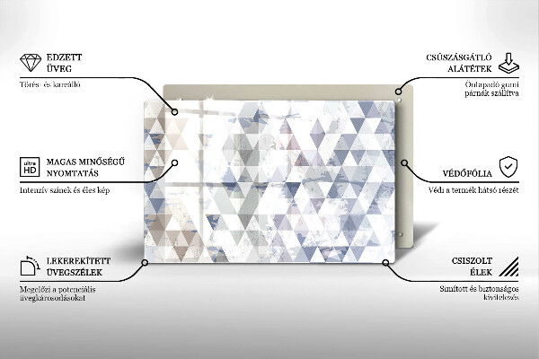 Cubre vitrocerámica Patrón de triángulos