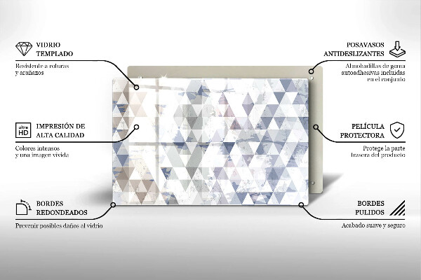 Cubre vitrocerámica Patrón de triángulos