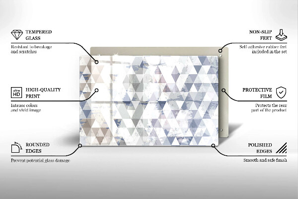 Cubre vitrocerámica Patrón de triángulos