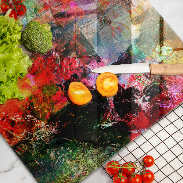 Cubre vitrocerámica Abstracción de pintura