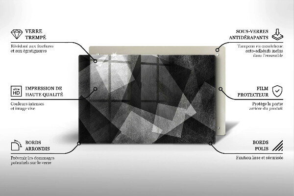 Cubre vitrocerámica Abstracción geométrica