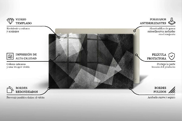 Cubre vitrocerámica Abstracción geométrica