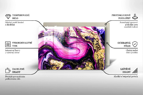 Cubre encimera Diseño abstracto oro