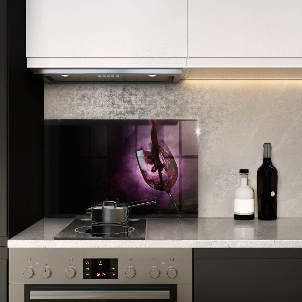 Cubre vitrocerámica Una copa de vino