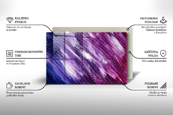 Cubre vitrocerámica Abstracción de pintura