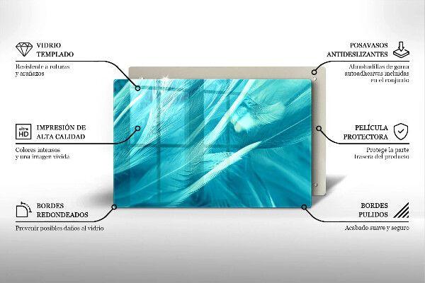 Protector placa inducción Plumas delicadas