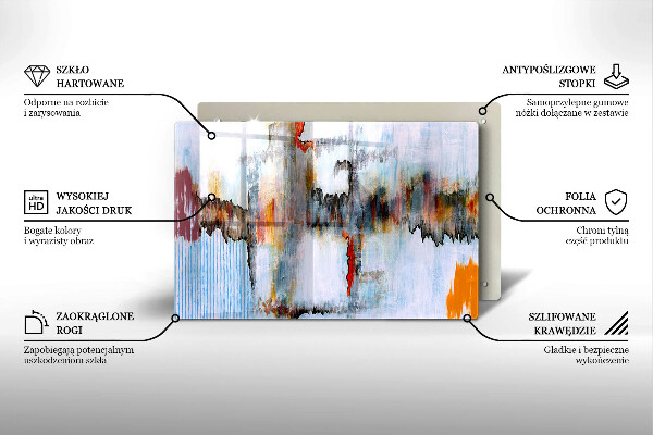Cubre vitrocerámica Pinturas de abstraccion