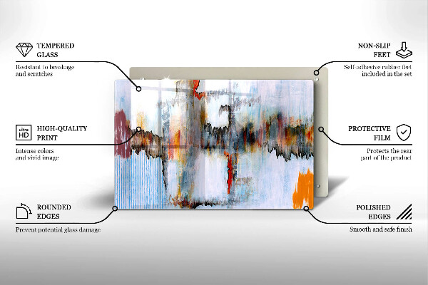 Cubre vitrocerámica Pinturas de abstraccion