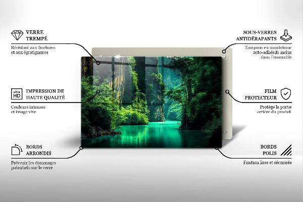 Protector placa inducción Paisaje de laguna