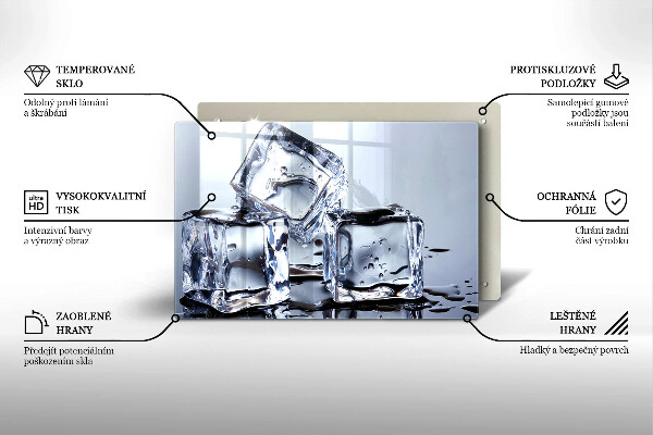 Cubre vitrocerámica Cubos de hielo