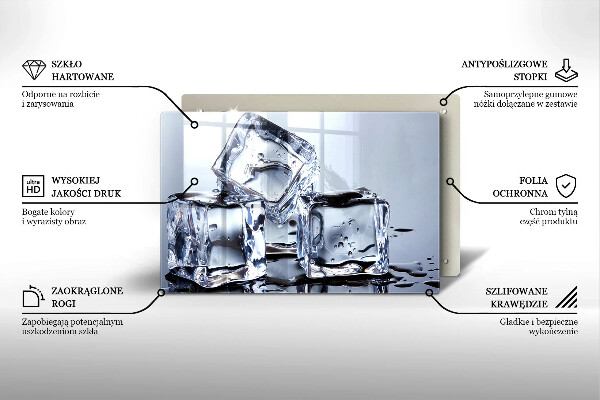 Cubre vitrocerámica Cubos de hielo