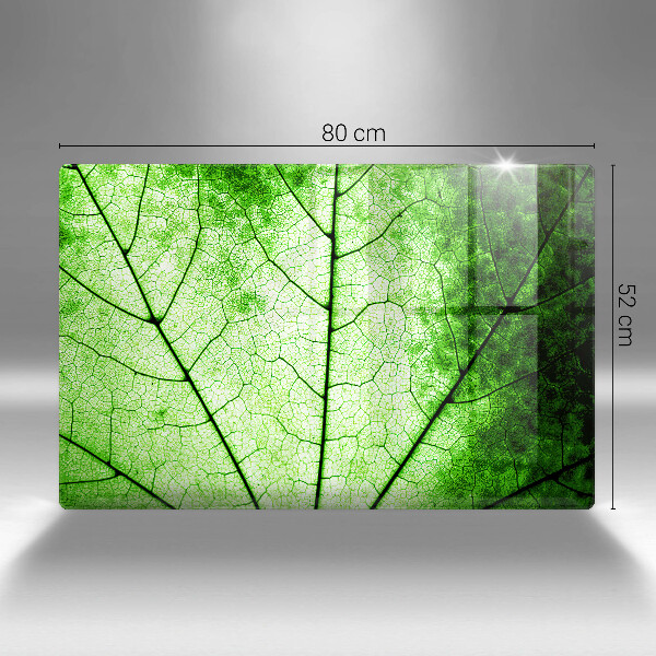 Cubre vitrocerámica Hoja de vena decorativa