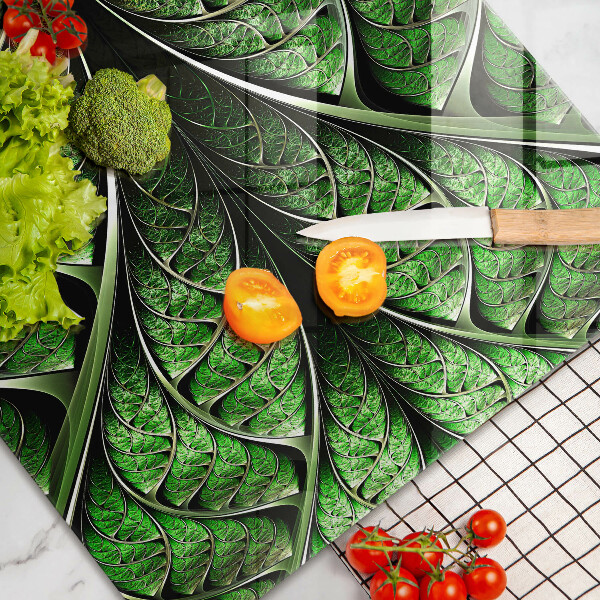 Cubre vitrocerámica Estructura de las venas de la hoja