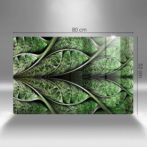 Cubre vitrocerámica Estructura de las venas de la hoja