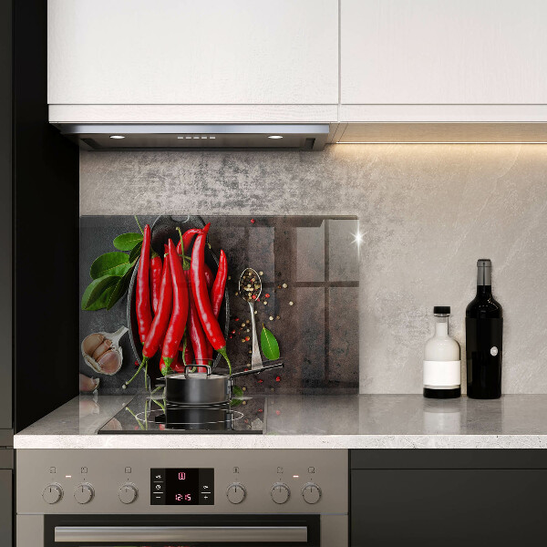 Cubre vitrocerámica Chiles rojos