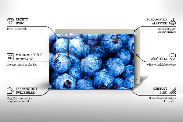 Cubre vitrocerámica Arándanos jugosos